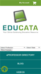 Mobile Screenshot of educata.com