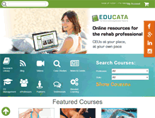 Tablet Screenshot of educata.com